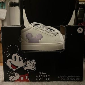 New Aldi  Purple Mickey Mouse Court Sneaker